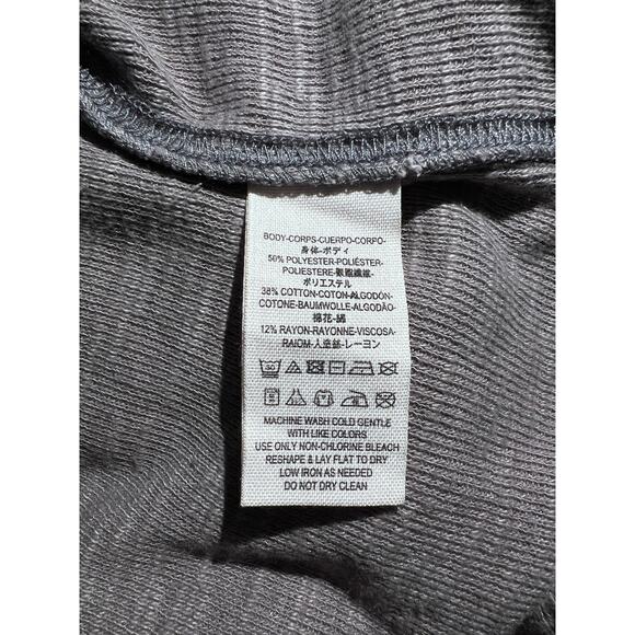 Free People Top Oversized Turtleneck Neutral Minimalist Slouchy Cozy Fall Casual - Picture 4 of 4